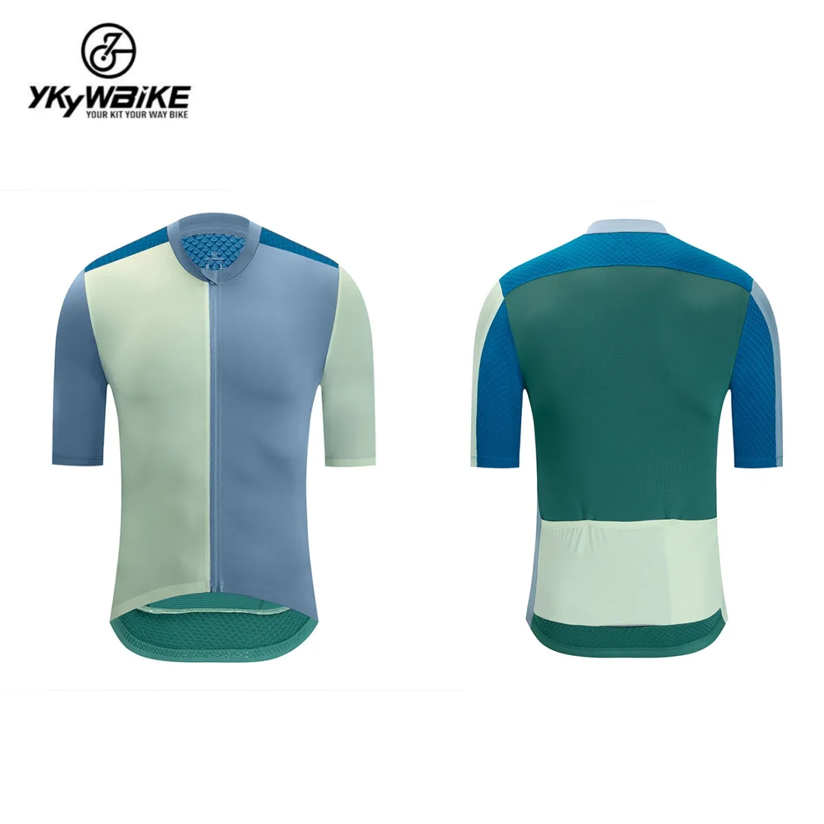 YKYW 2024 Men's New Cycling Jersey Moisture Wicking Quick Dry Multiple Color Combinations Colorblocking