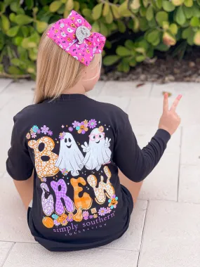 Youth 'Boo Crew' Glow-In-The-Dark Long Sleeve Tee by Simply Southern